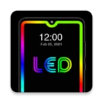 led edge lighting android application logo